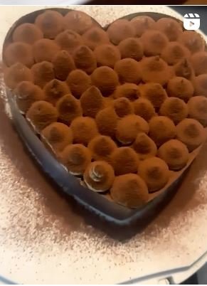 Torta a cuore Tiramisù